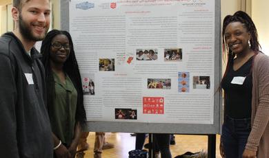 Students present their research on Brockton social service o
