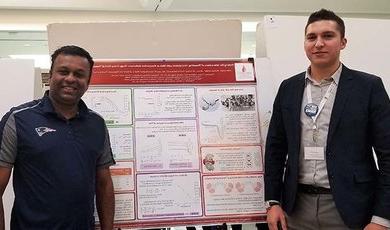 Adam Jabak and Dr. Thaya Paramanathan at Harvard conference